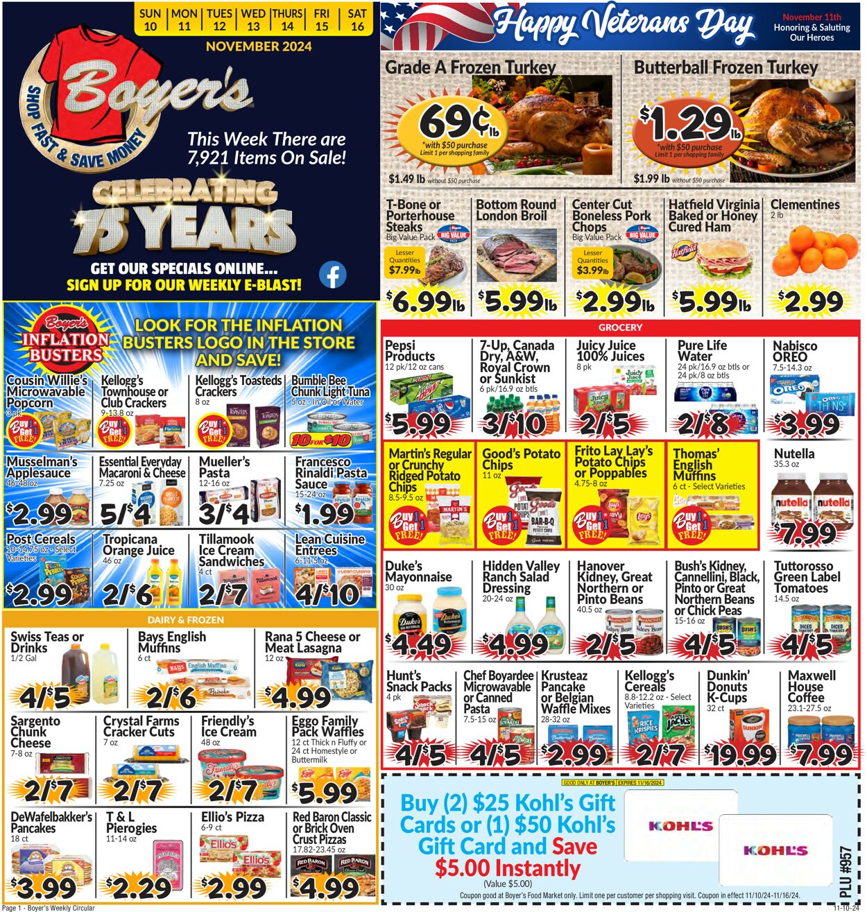 Catalogue Boyer's Food Markets from 11/10/2024