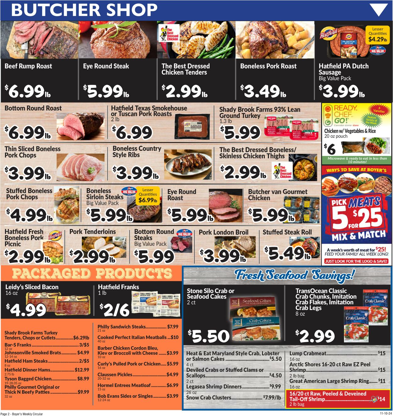 Catalogue Boyer's Food Markets from 11/10/2024