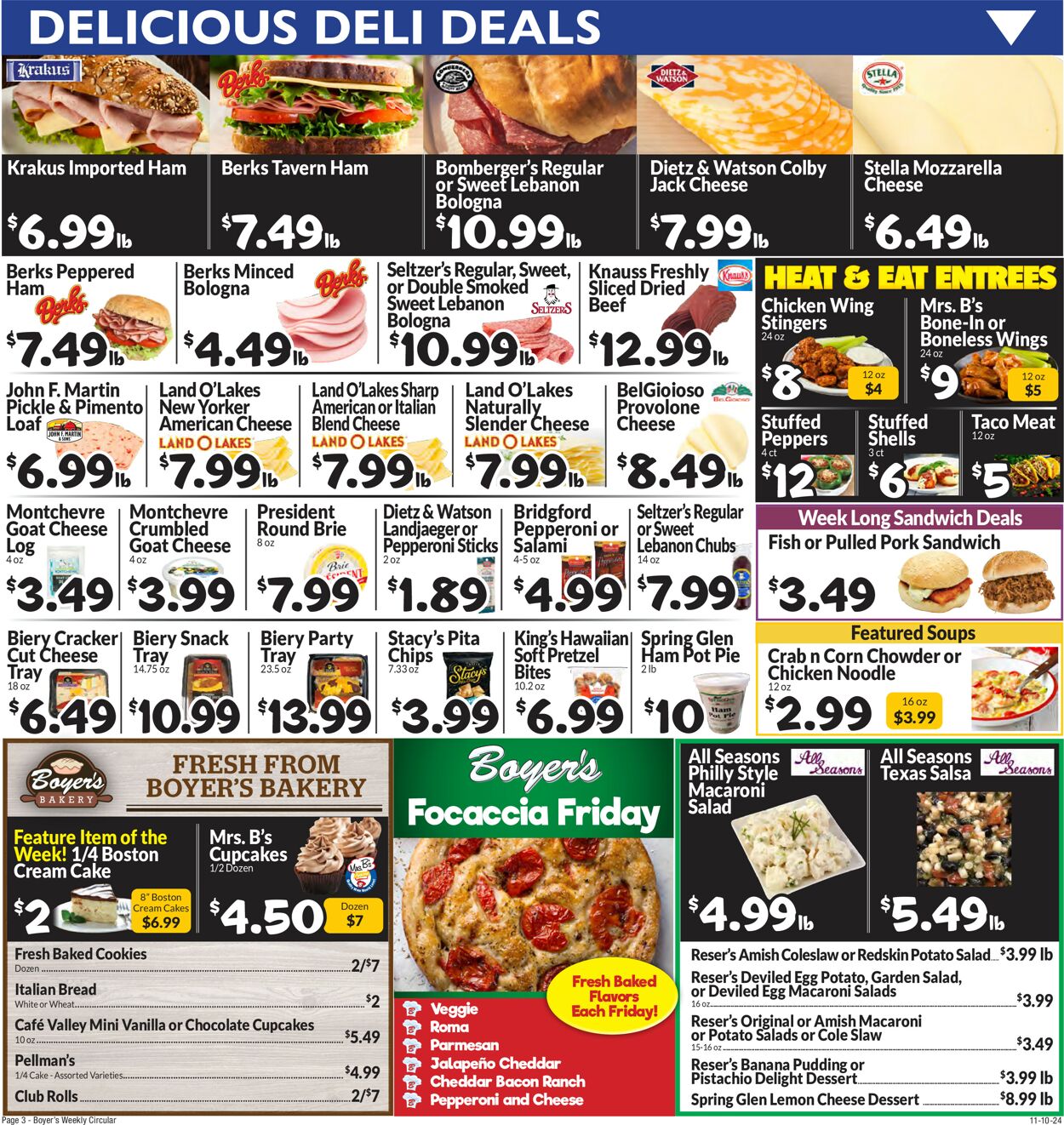 Catalogue Boyer's Food Markets from 11/10/2024