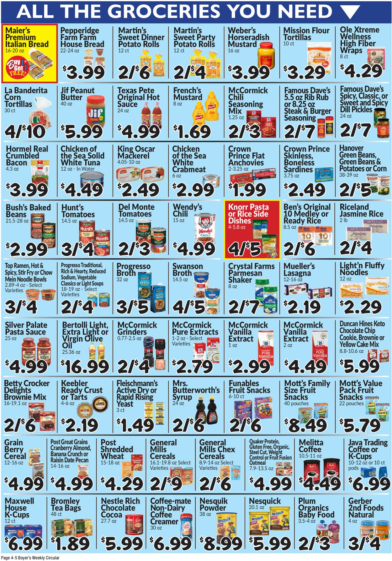 Catalogue Boyer's Food Markets from 11/10/2024