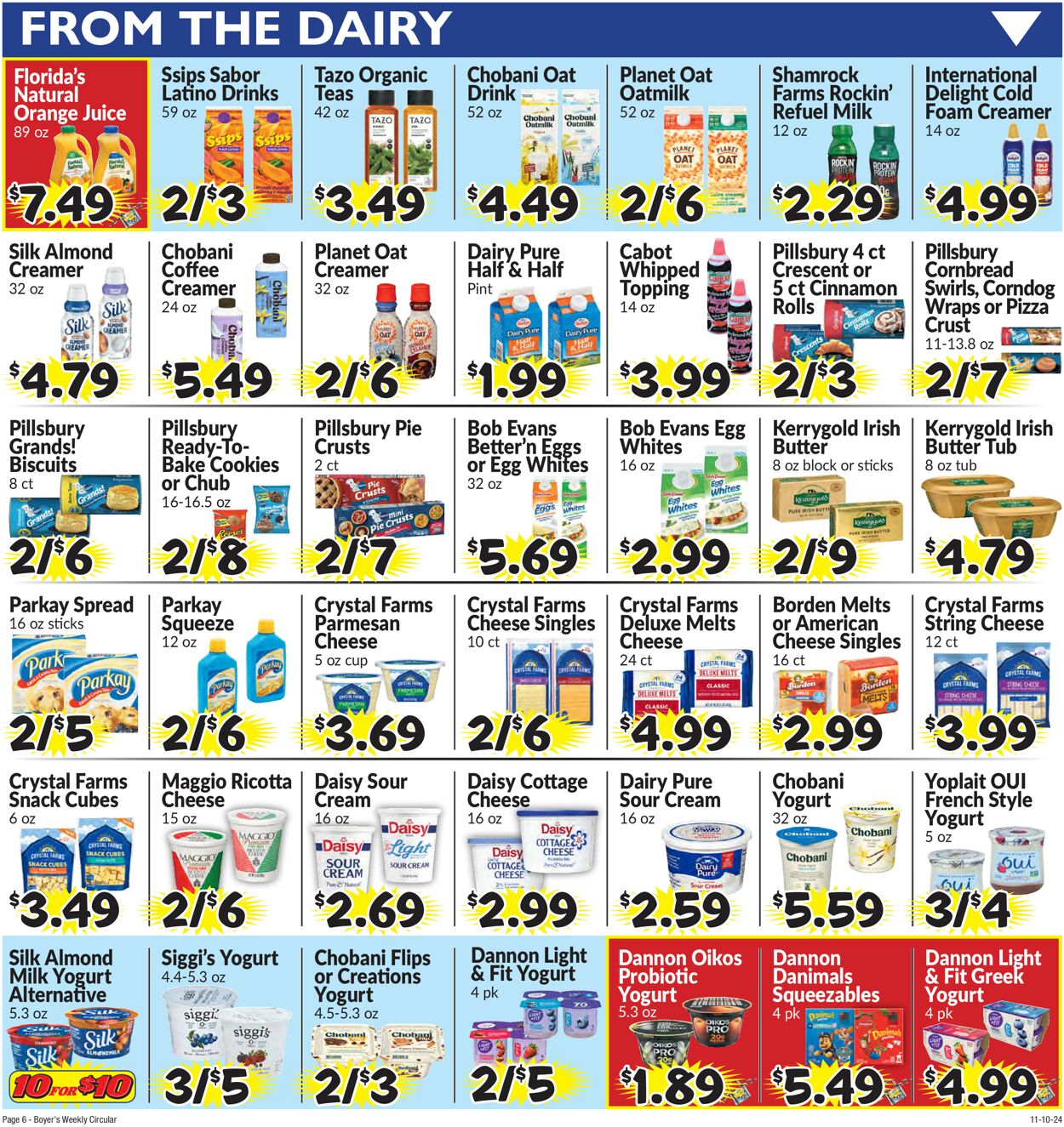 Catalogue Boyer's Food Markets from 11/10/2024