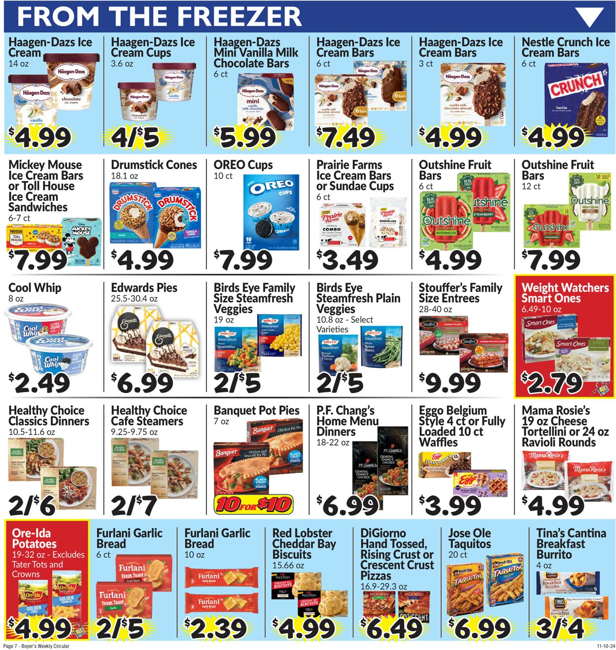 Catalogue Boyer's Food Markets from 11/10/2024