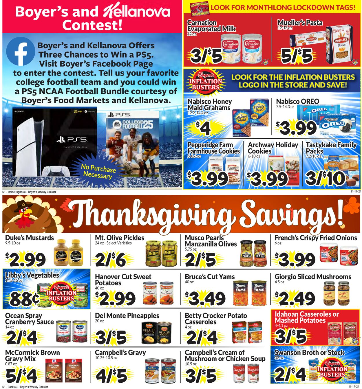 Catalogue Boyer's Food Markets from 11/17/2024