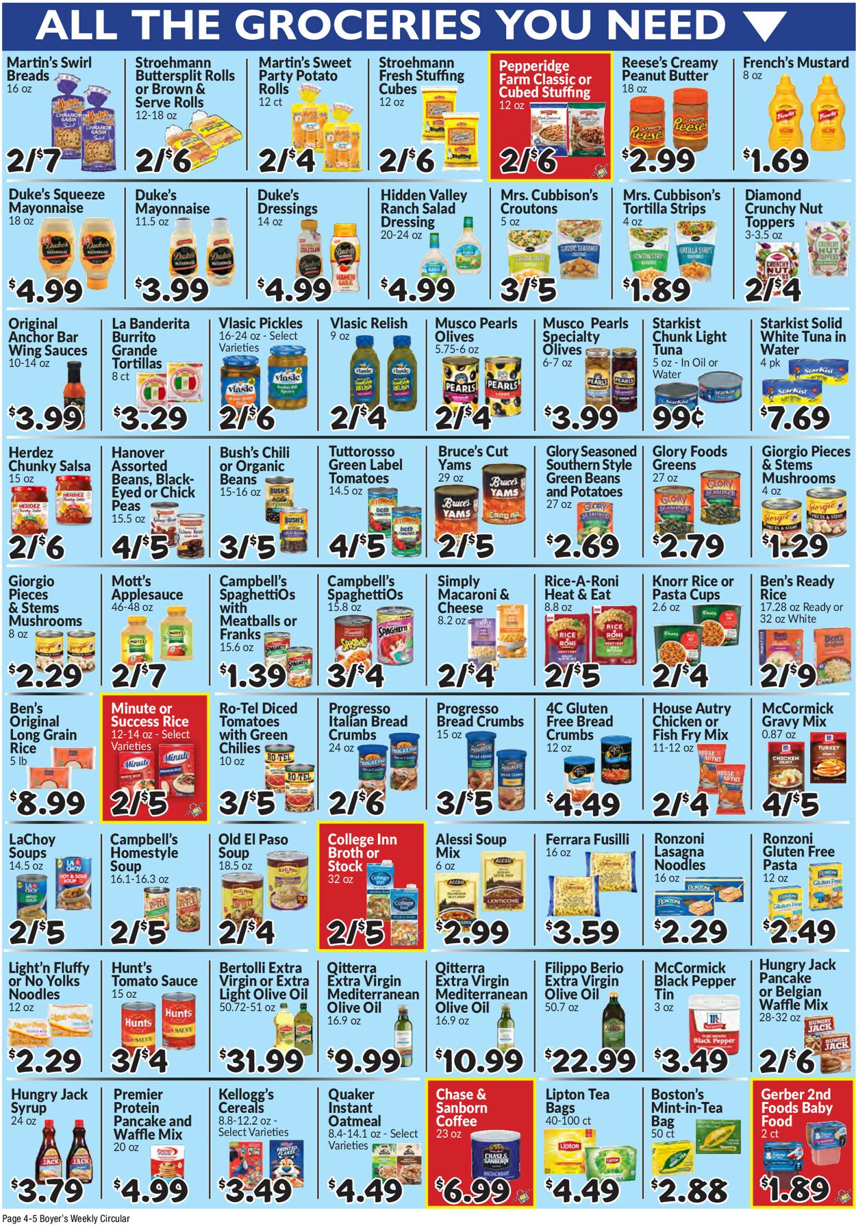 Catalogue Boyer's Food Markets from 11/17/2024