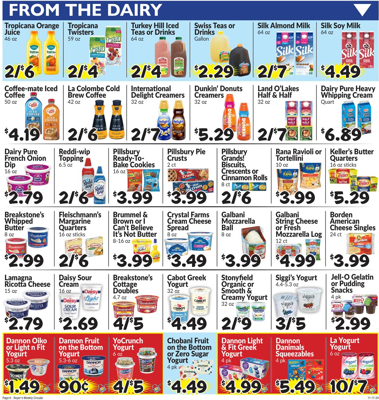 Catalogue Boyer's Food Markets from 11/17/2024