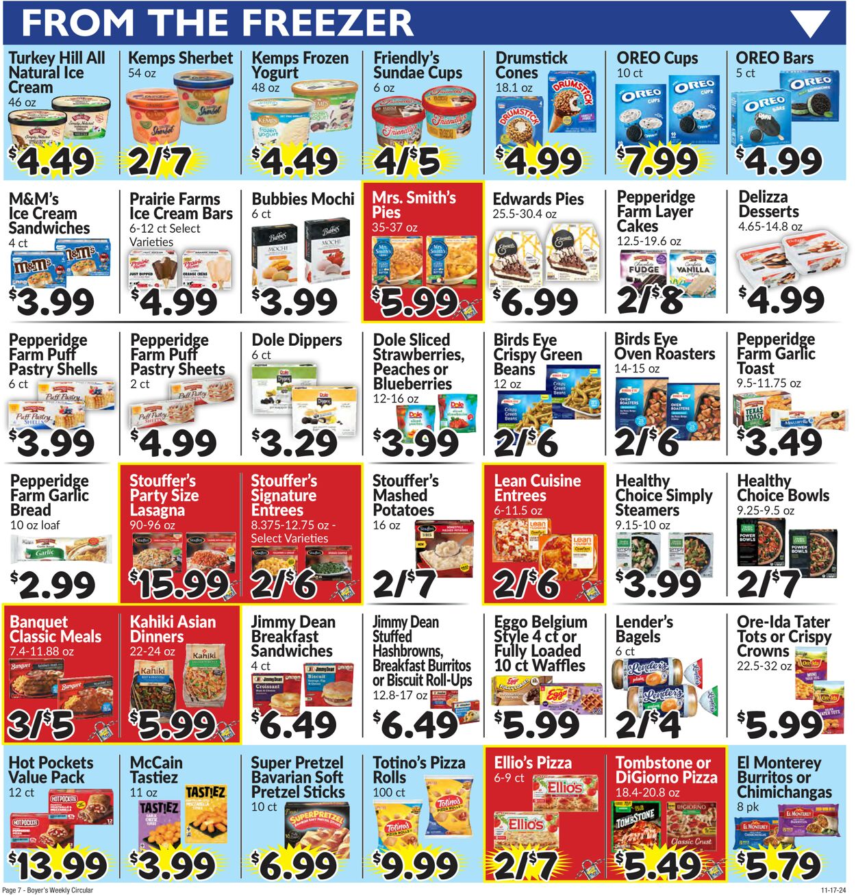 Catalogue Boyer's Food Markets from 11/17/2024