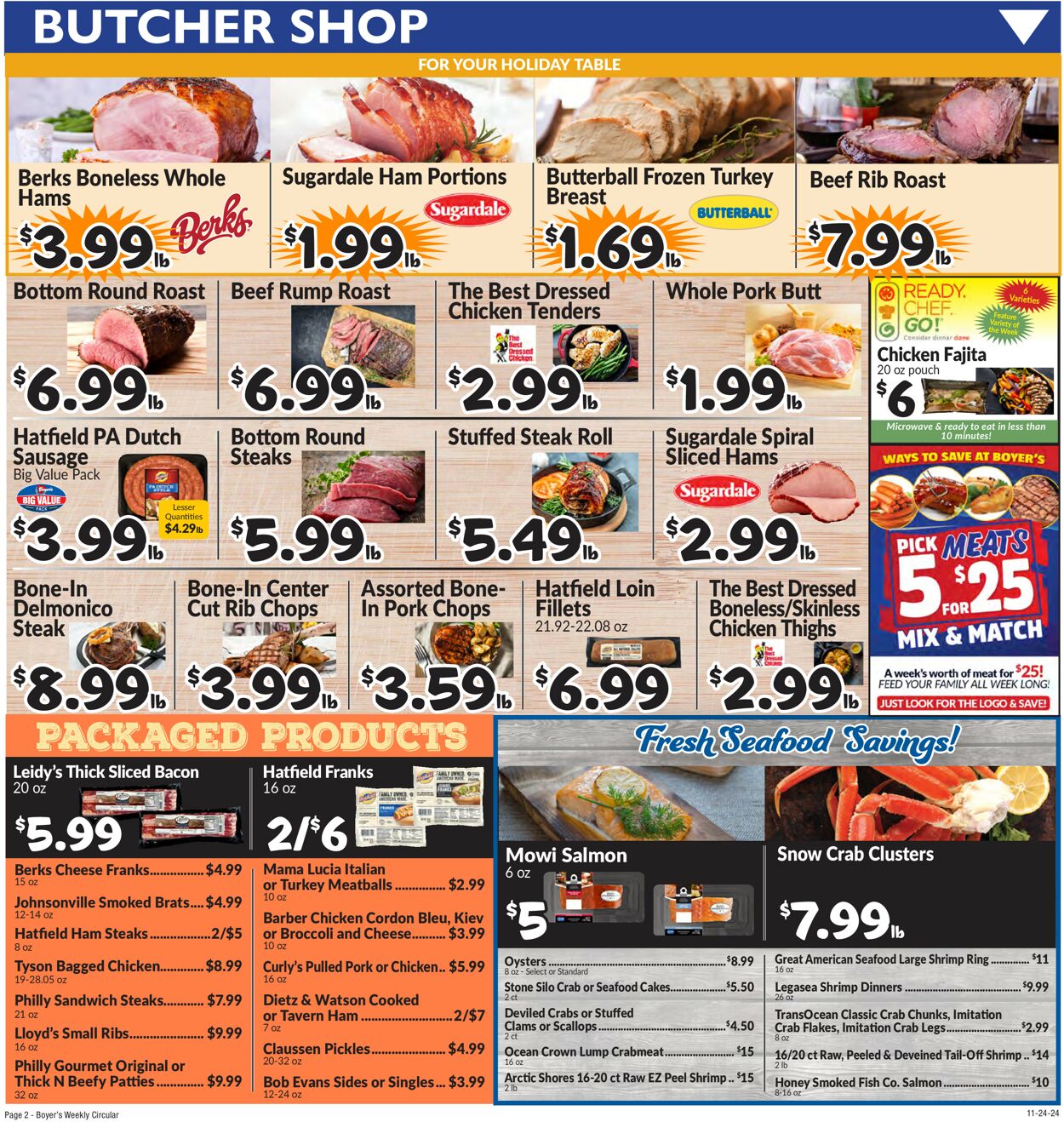 Catalogue Boyer's Food Markets from 11/24/2024