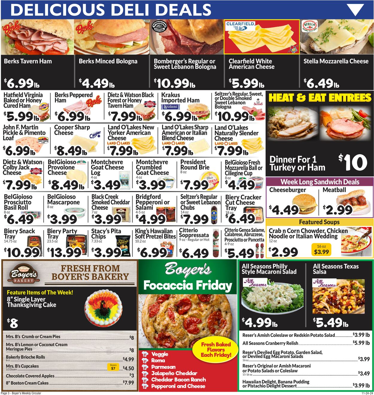 Catalogue Boyer's Food Markets from 11/24/2024