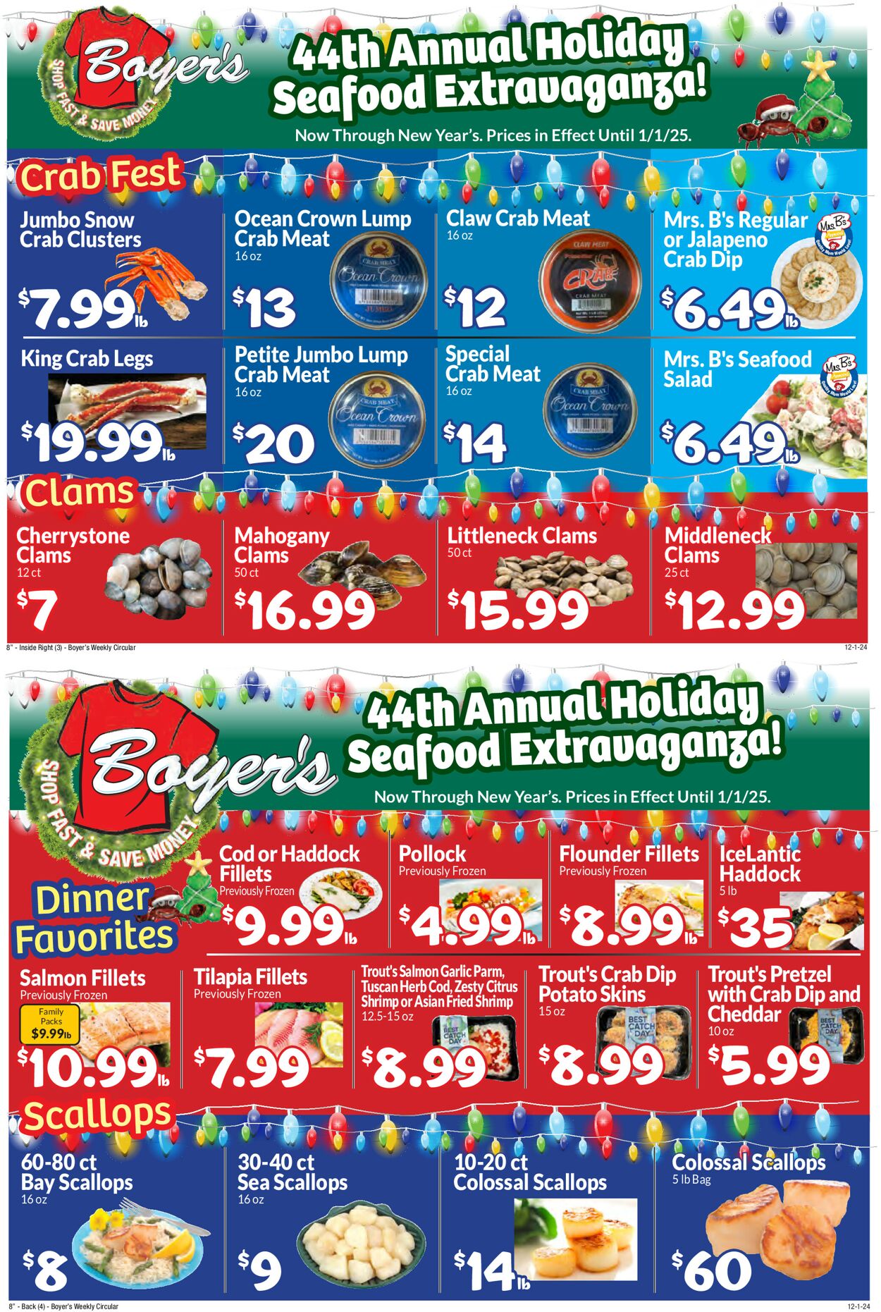 Catalogue Boyer's Food Markets from 12/01/2024