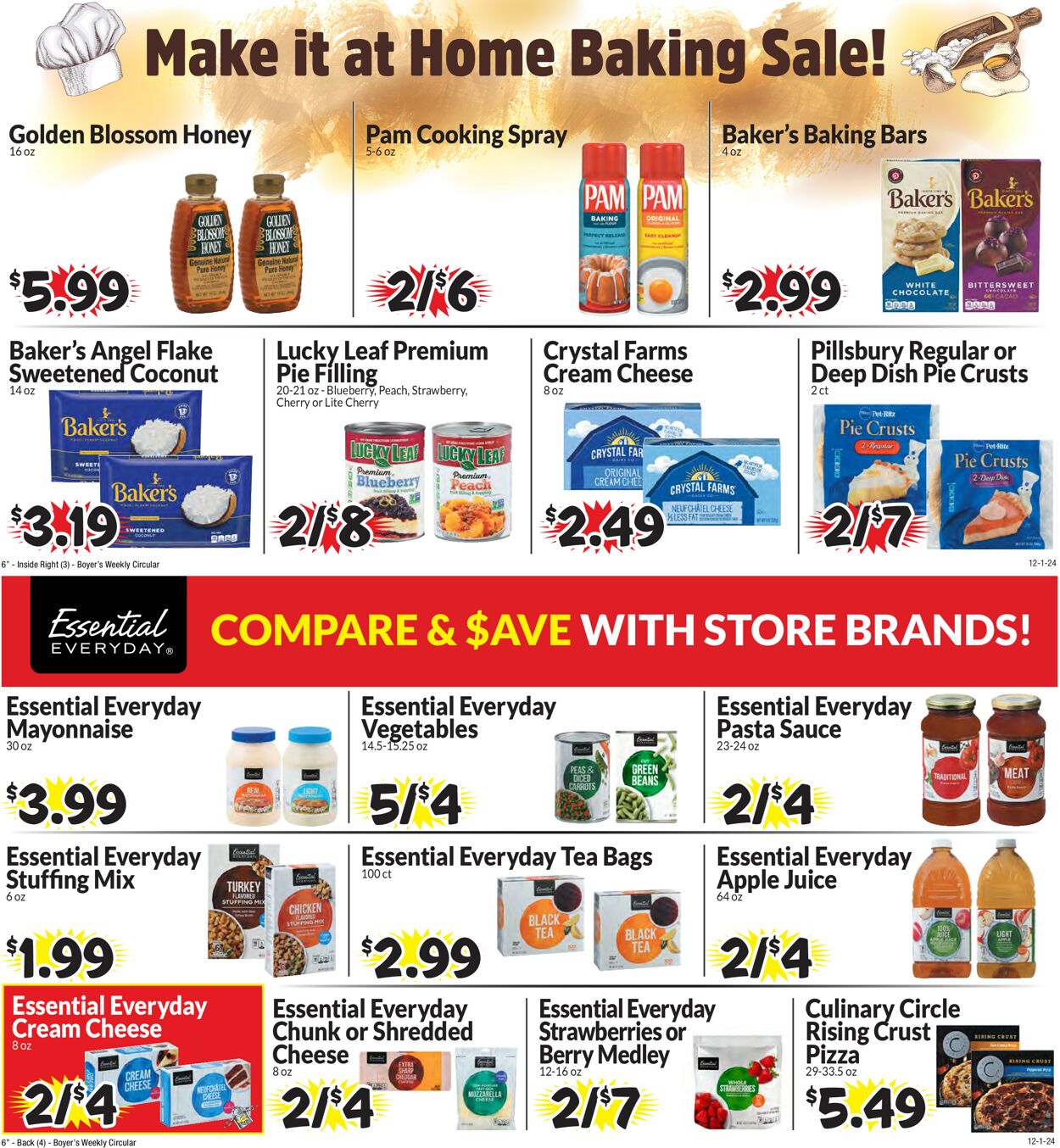 Catalogue Boyer's Food Markets from 12/01/2024