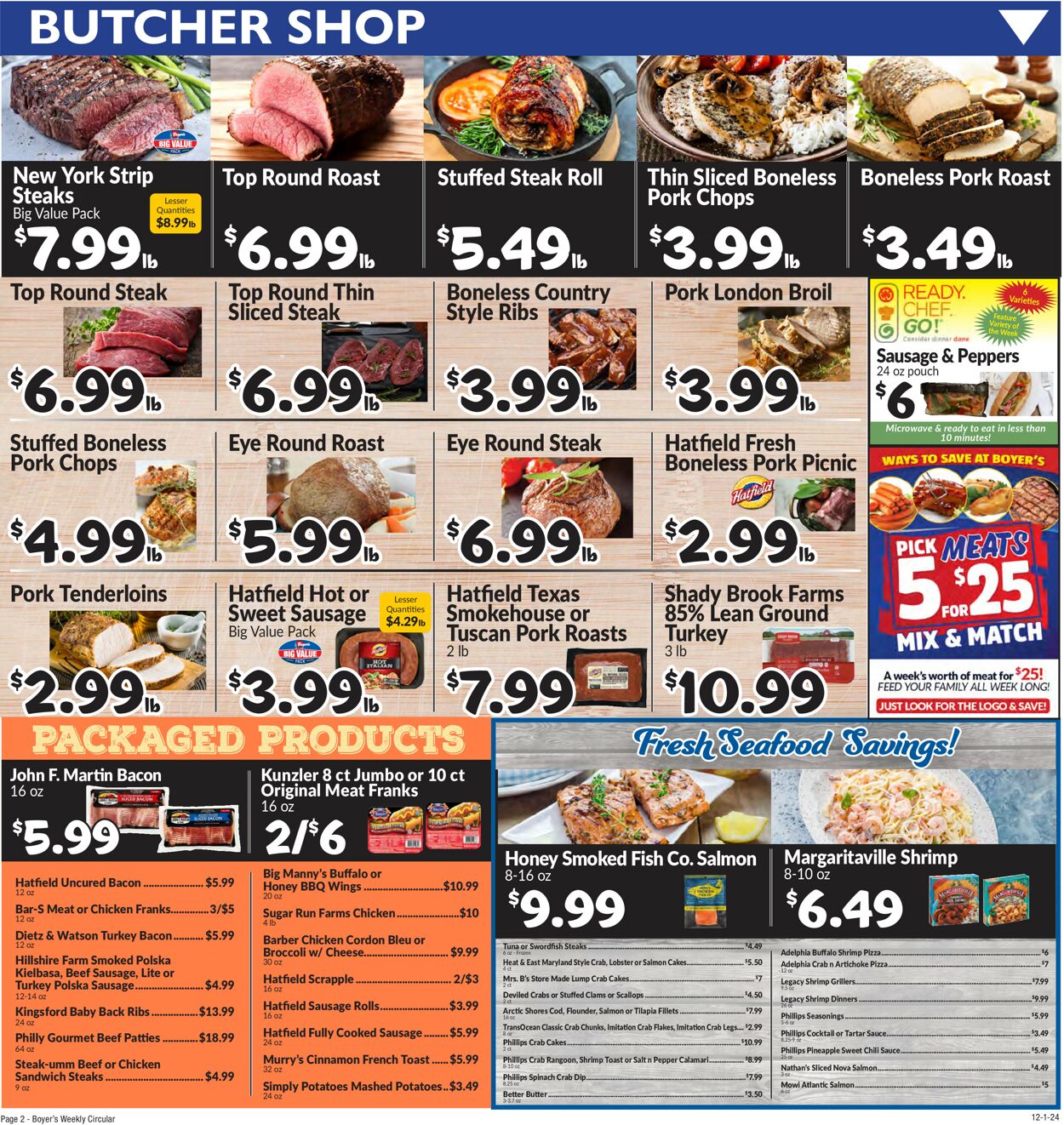 Catalogue Boyer's Food Markets from 12/01/2024