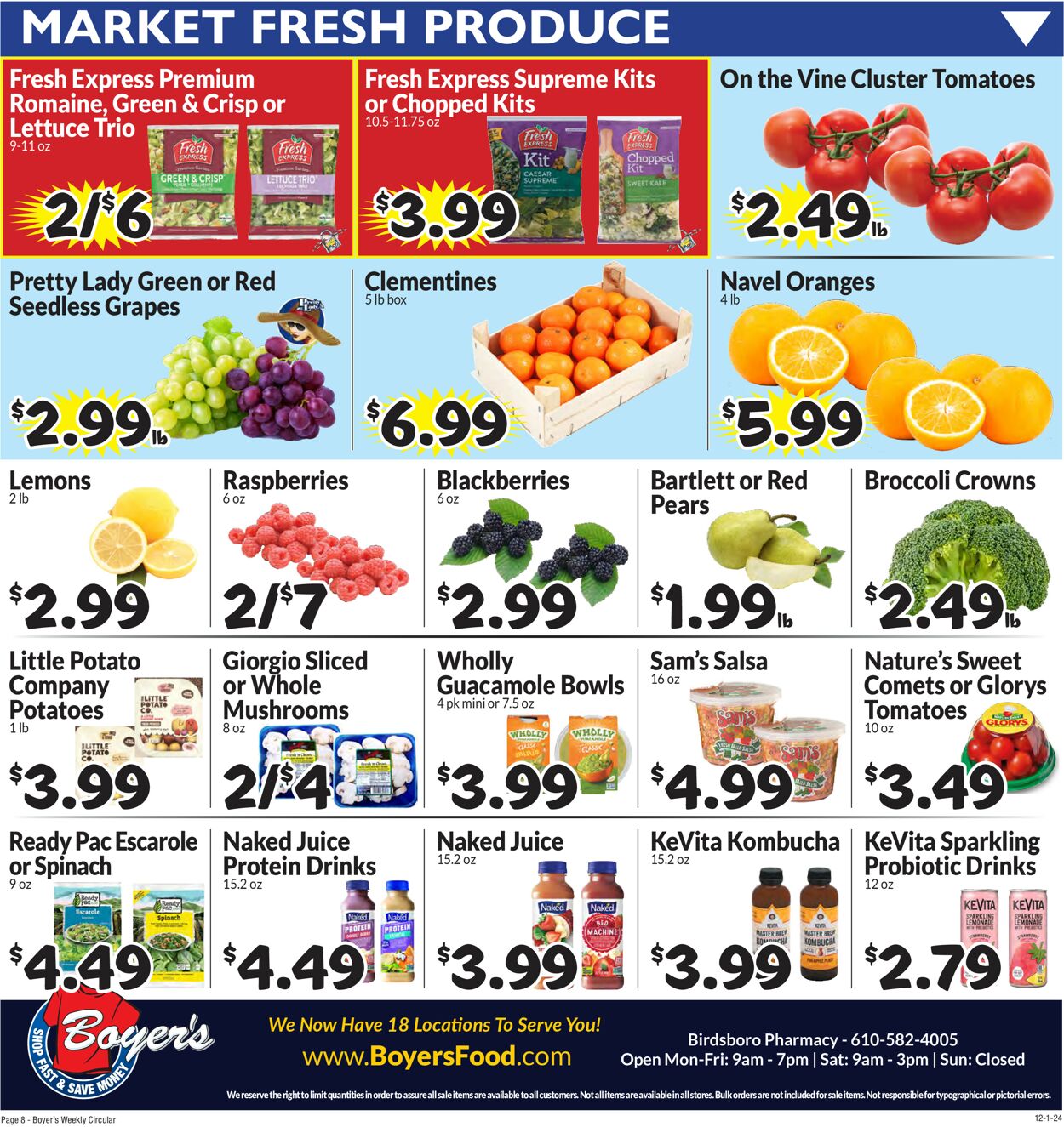 Catalogue Boyer's Food Markets from 12/01/2024