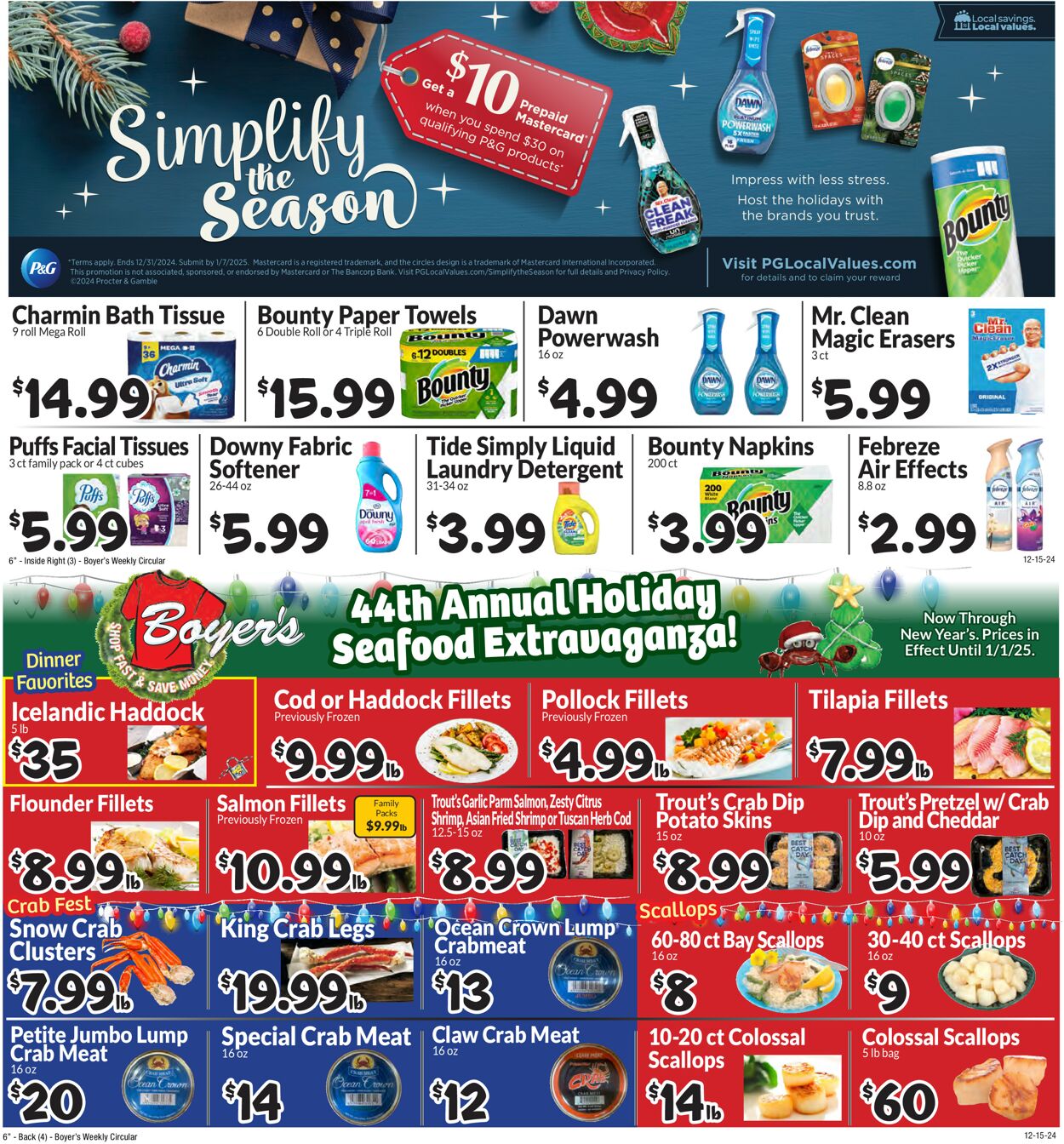 Catalogue Boyer's Food Markets from 12/15/2024