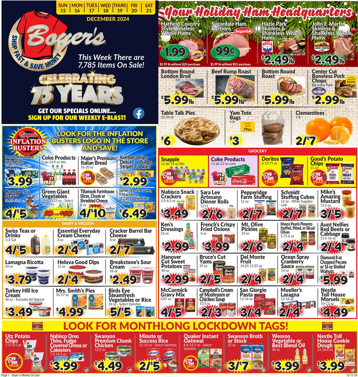 Catalogue Boyer's Food Markets from 12/15/2024