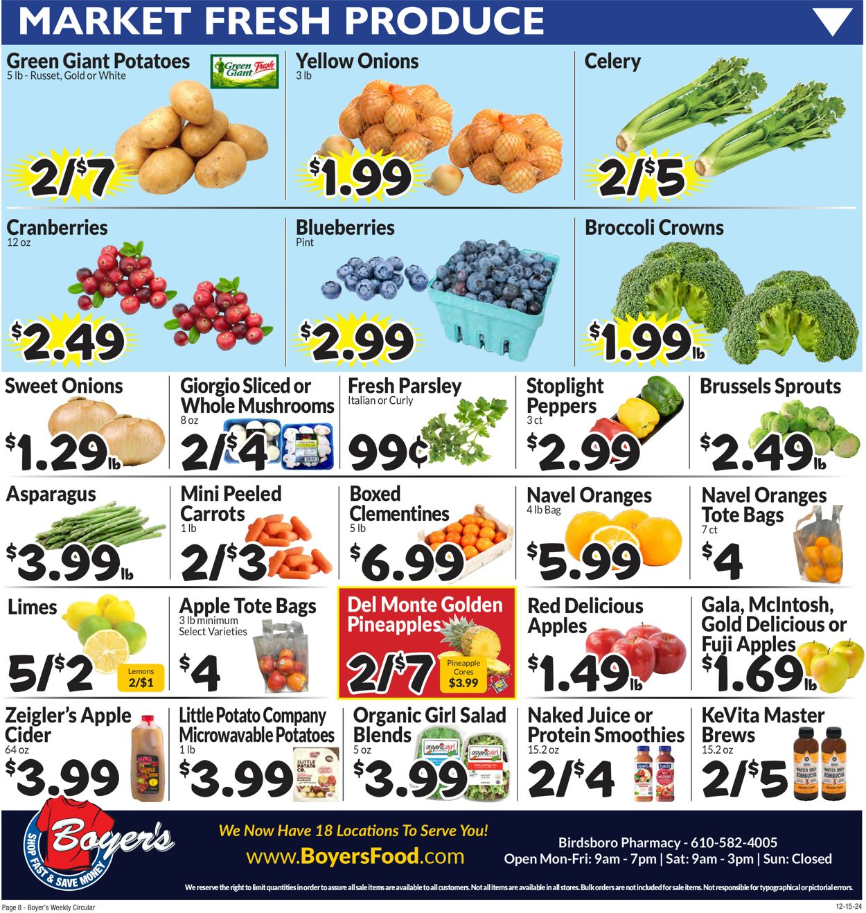 Catalogue Boyer's Food Markets from 12/15/2024