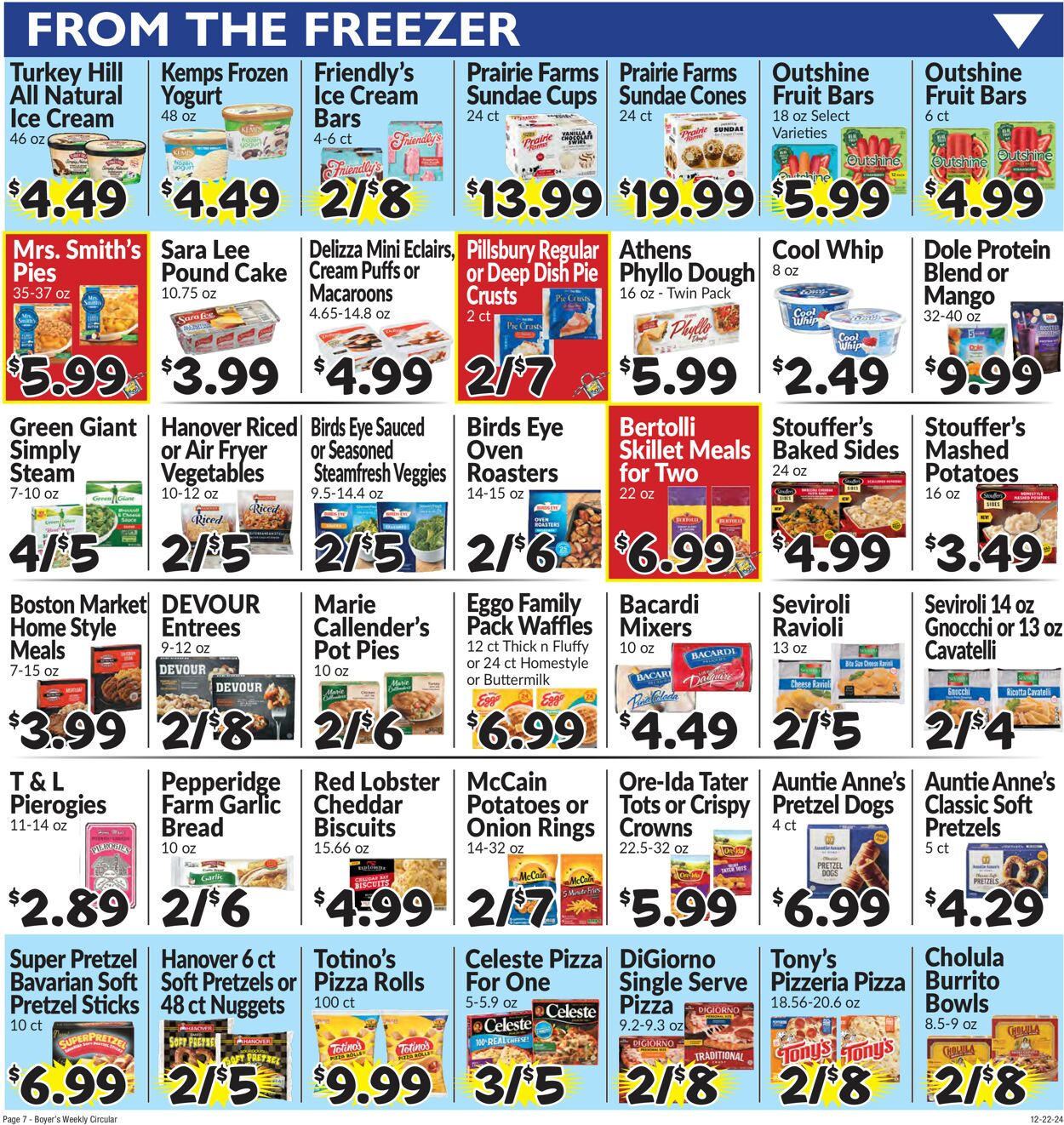 Catalogue Boyer's Food Markets from 12/22/2024