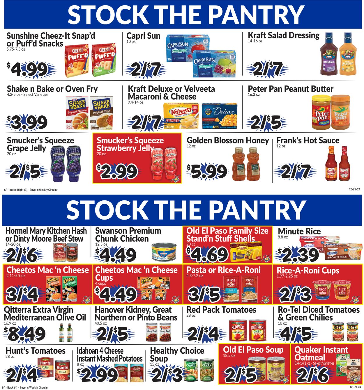 Catalogue Boyer's Food Markets from 12/29/2024