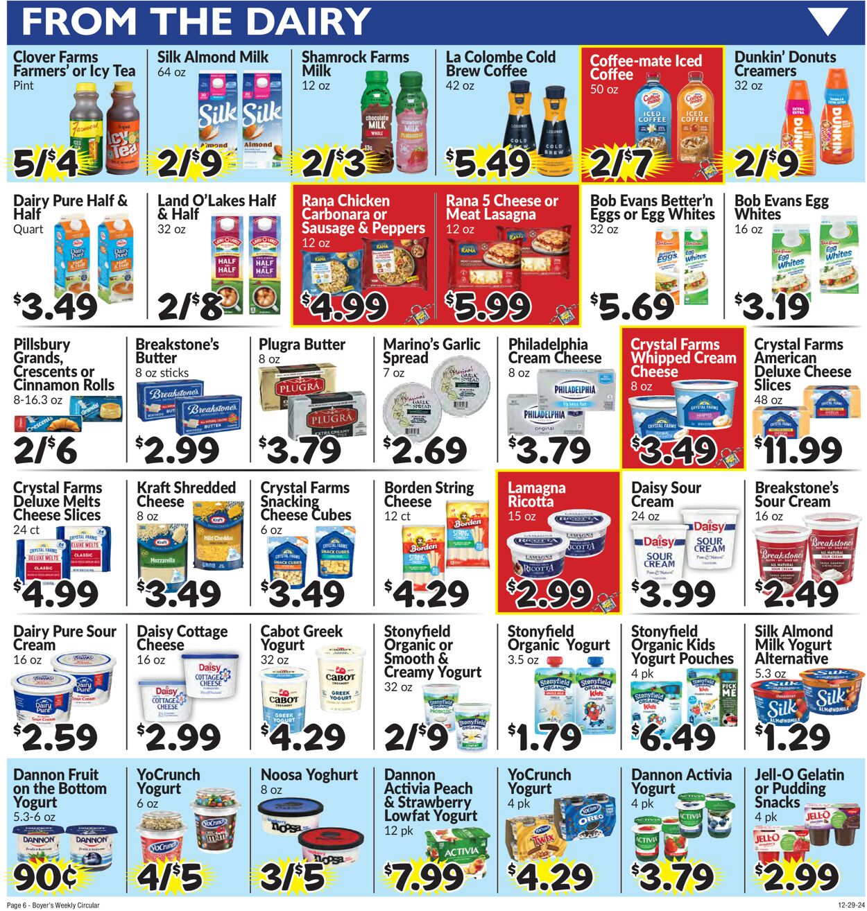 Catalogue Boyer's Food Markets from 12/29/2024