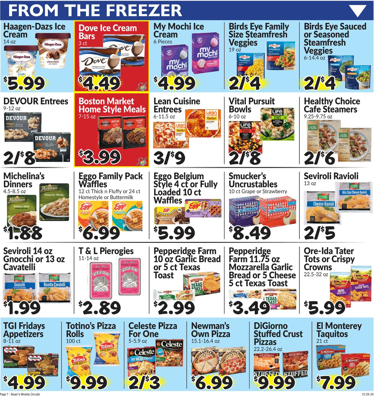 Catalogue Boyer's Food Markets from 12/29/2024