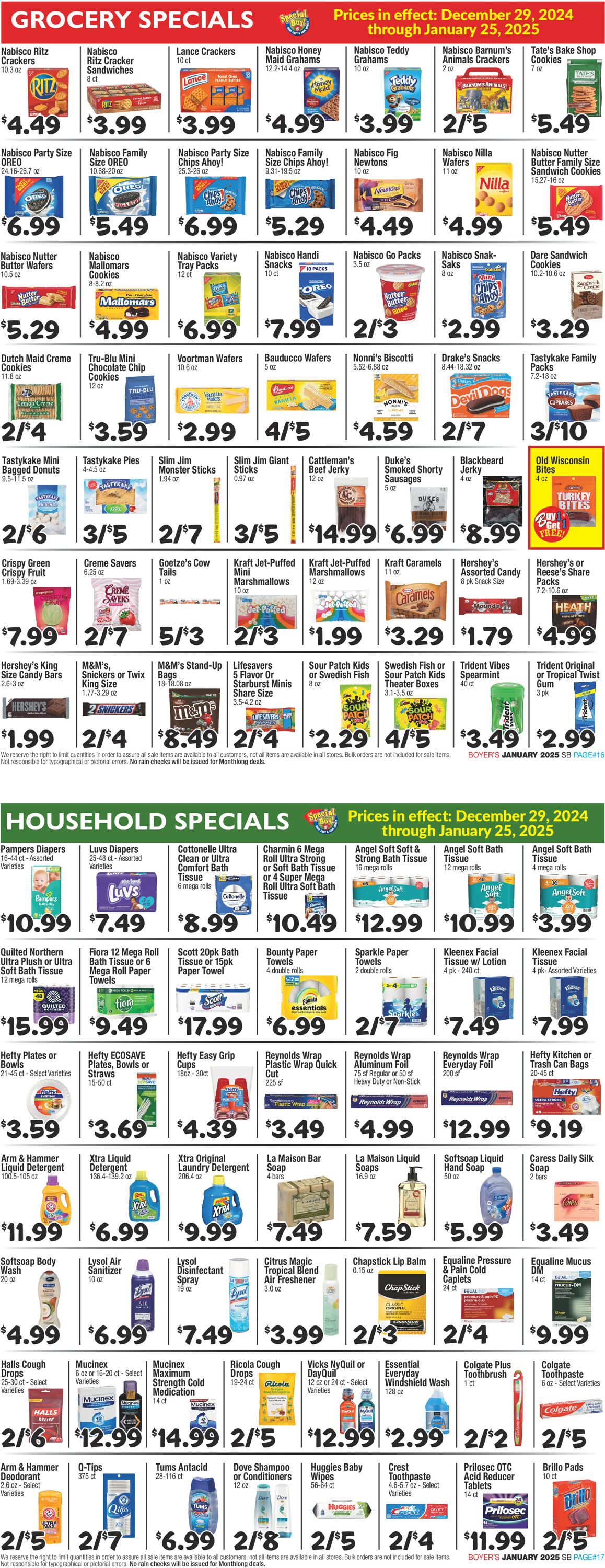 Catalogue Boyer's Food Markets from 12/29/2024