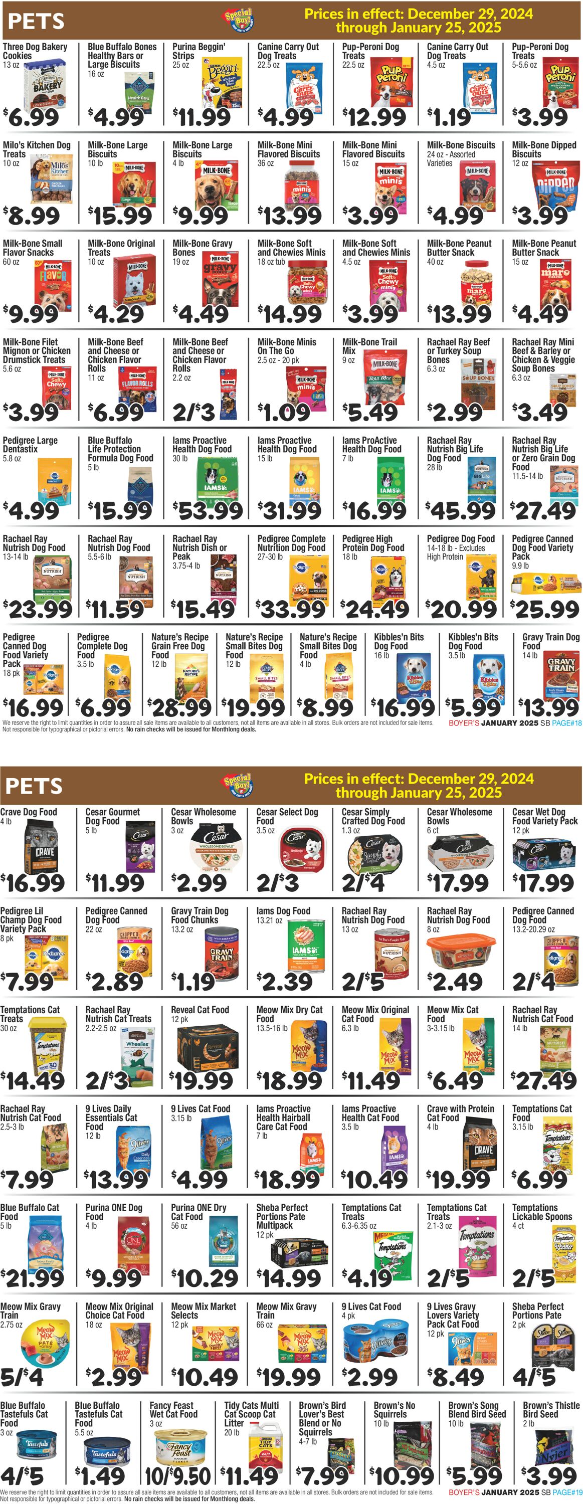 Catalogue Boyer's Food Markets from 12/29/2024