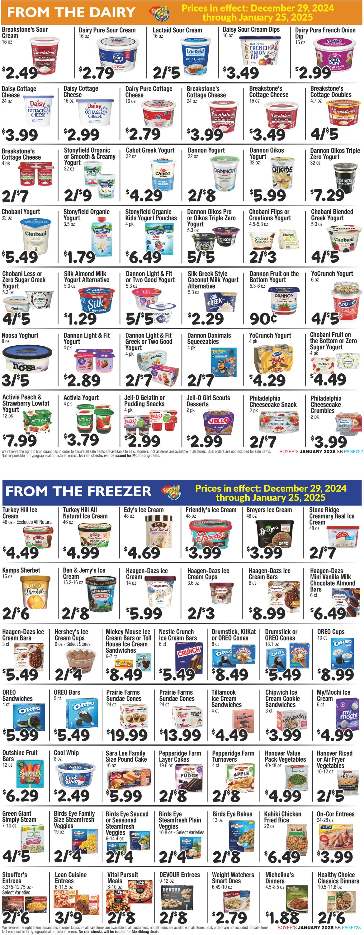 Catalogue Boyer's Food Markets from 12/29/2024