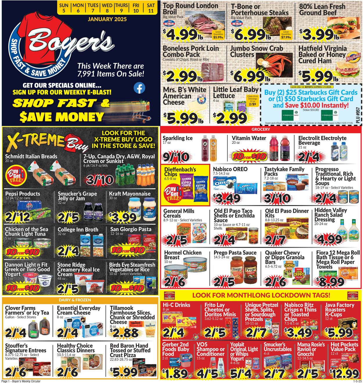 Catalogue Boyer's Food Markets from 01/05/2025