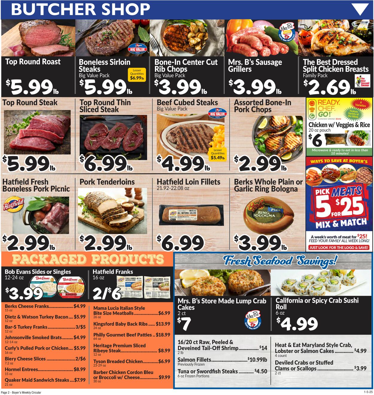 Catalogue Boyer's Food Markets from 01/05/2025