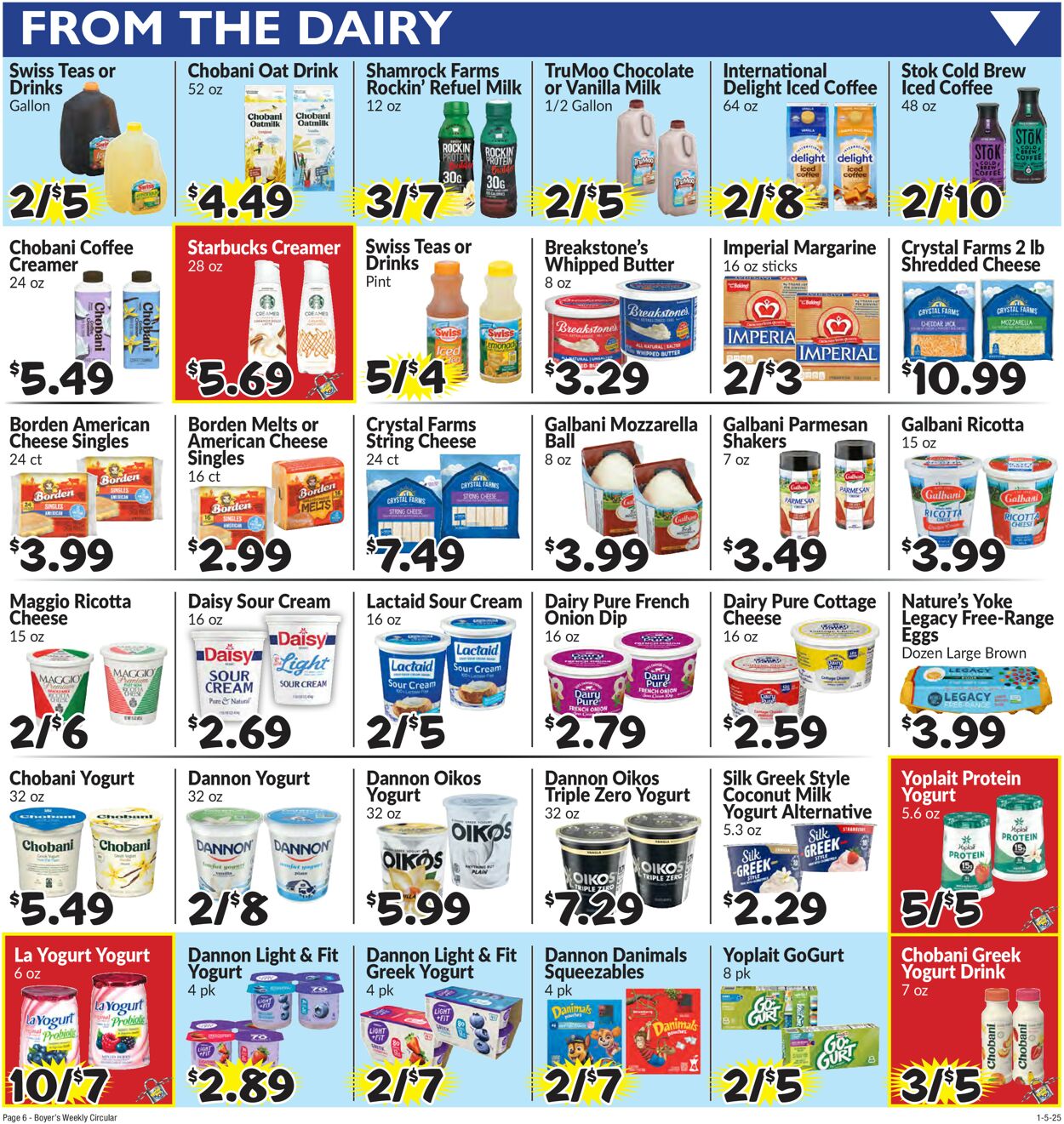 Catalogue Boyer's Food Markets from 01/05/2025