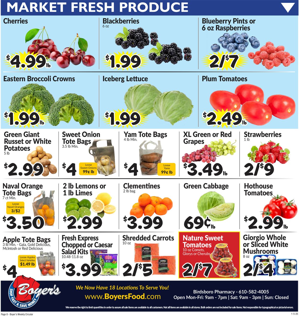 Catalogue Boyer's Food Markets from 01/05/2025