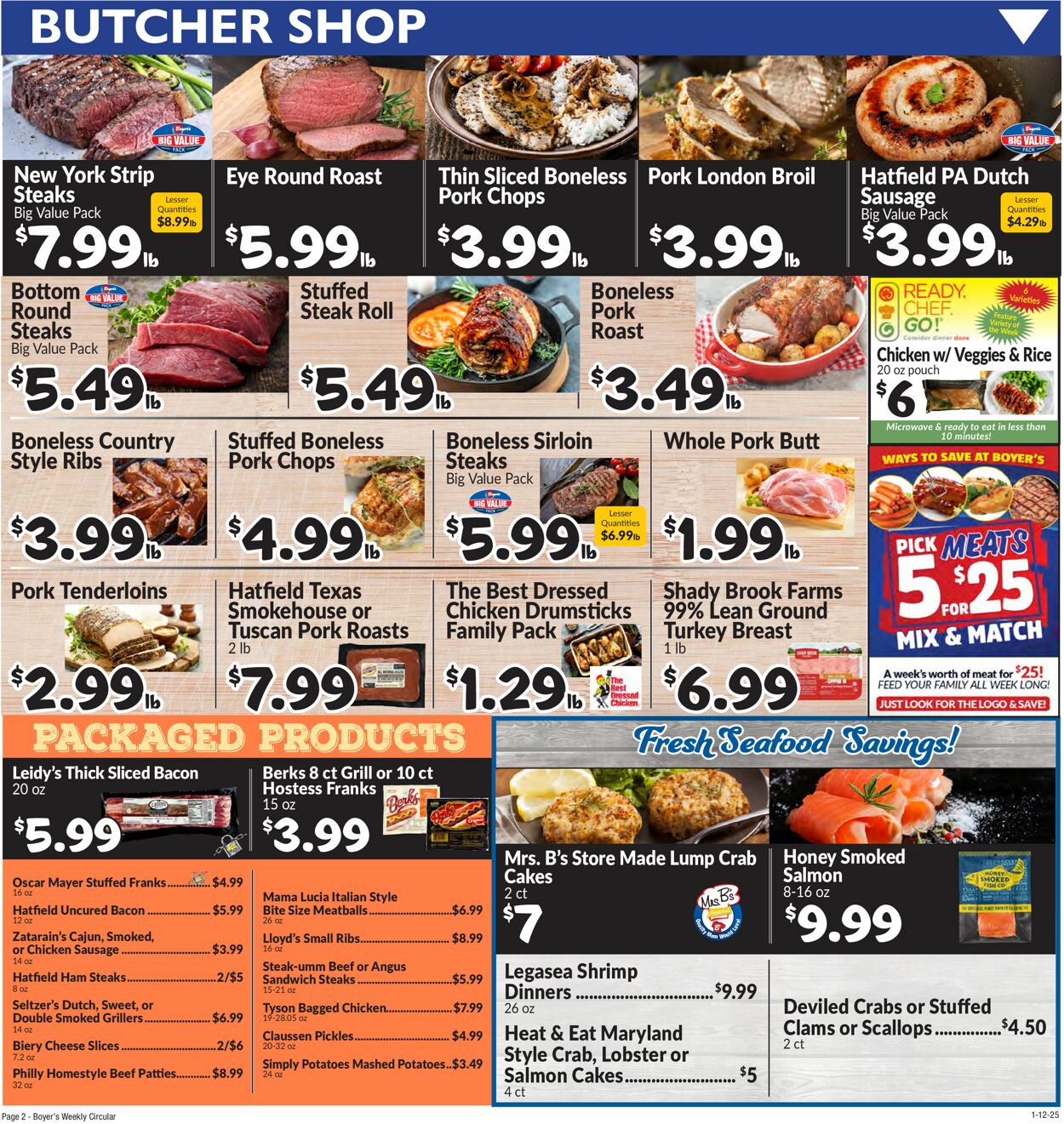 Catalogue Boyer's Food Markets from 01/12/2025