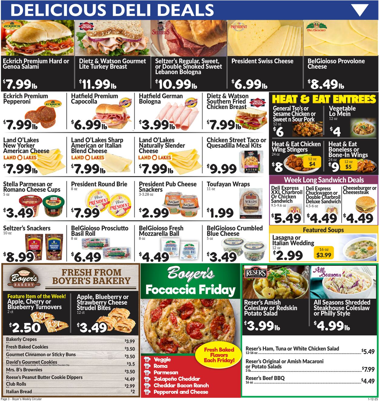 Catalogue Boyer's Food Markets from 01/12/2025