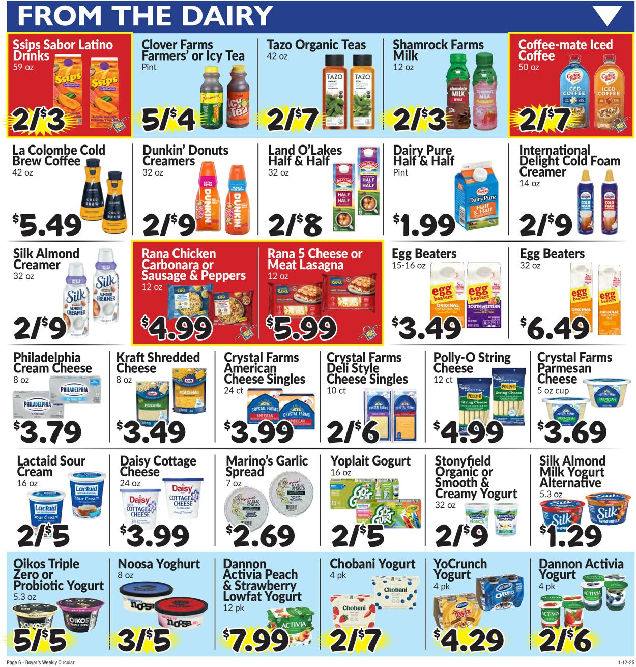 Catalogue Boyer's Food Markets from 01/12/2025