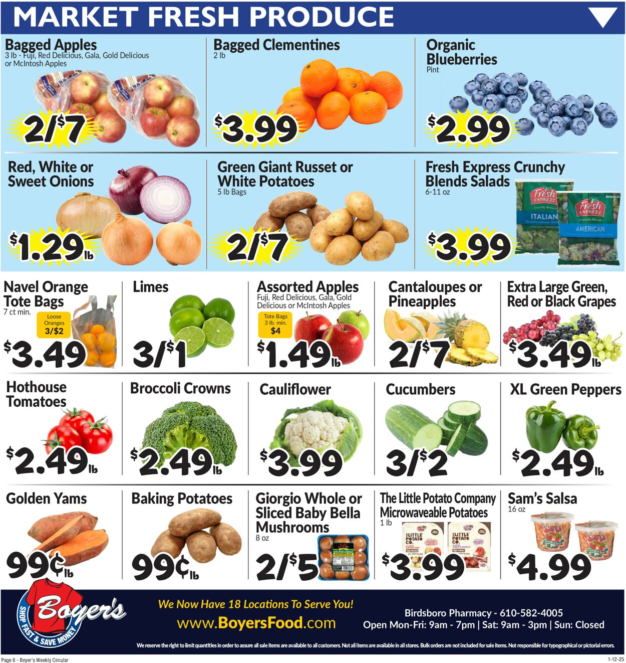 Catalogue Boyer's Food Markets from 01/12/2025