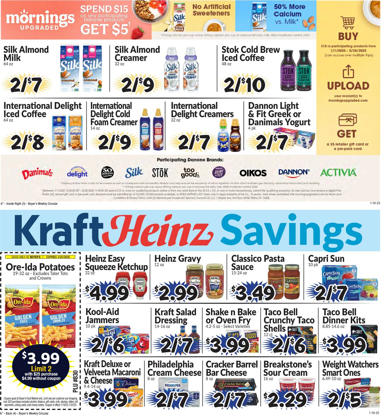 Catalogue Boyer's Food Markets from 01/19/2025