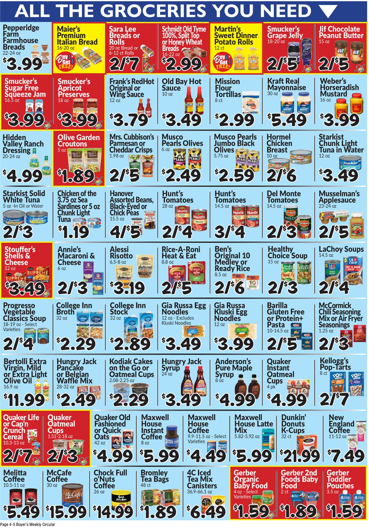 Catalogue Boyer's Food Markets from 01/19/2025