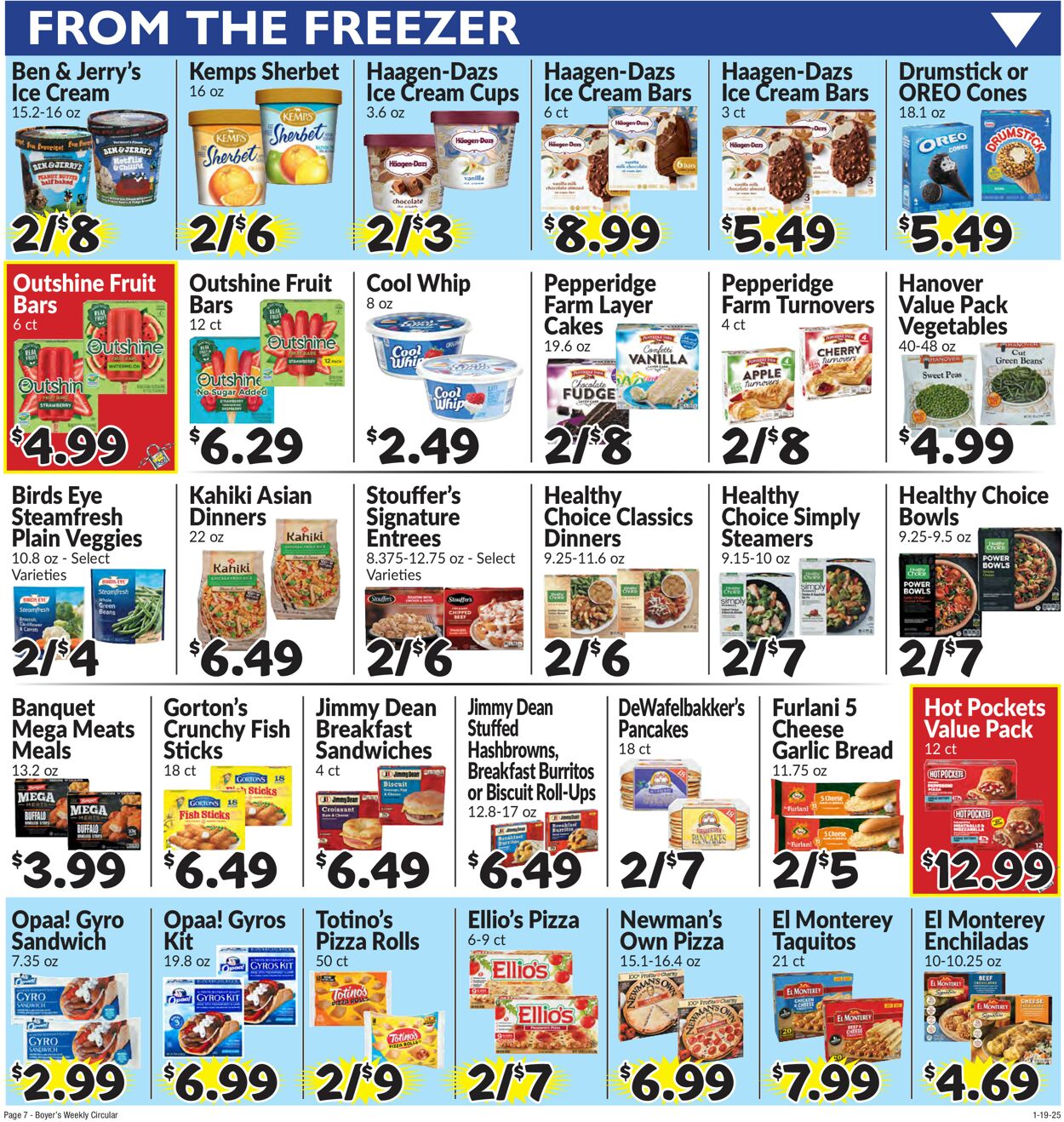 Catalogue Boyer's Food Markets from 01/19/2025