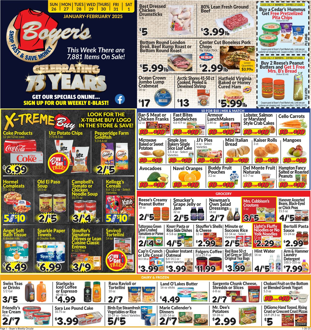 Catalogue Boyer's Food Markets from 01/26/2025