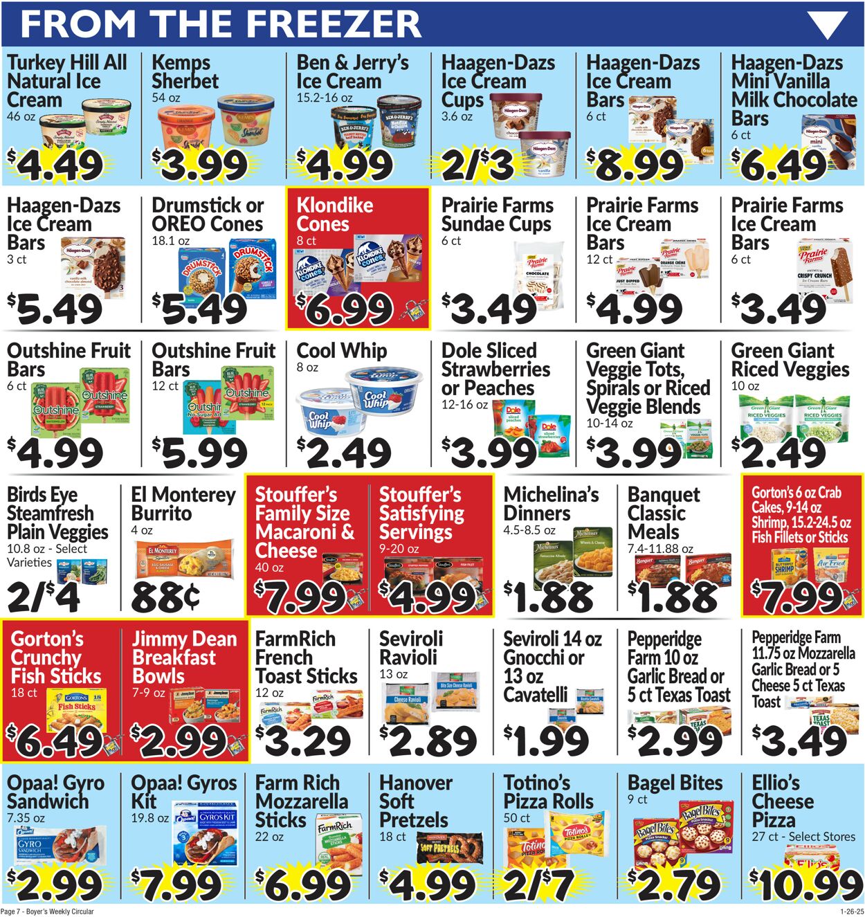 Catalogue Boyer's Food Markets from 01/26/2025