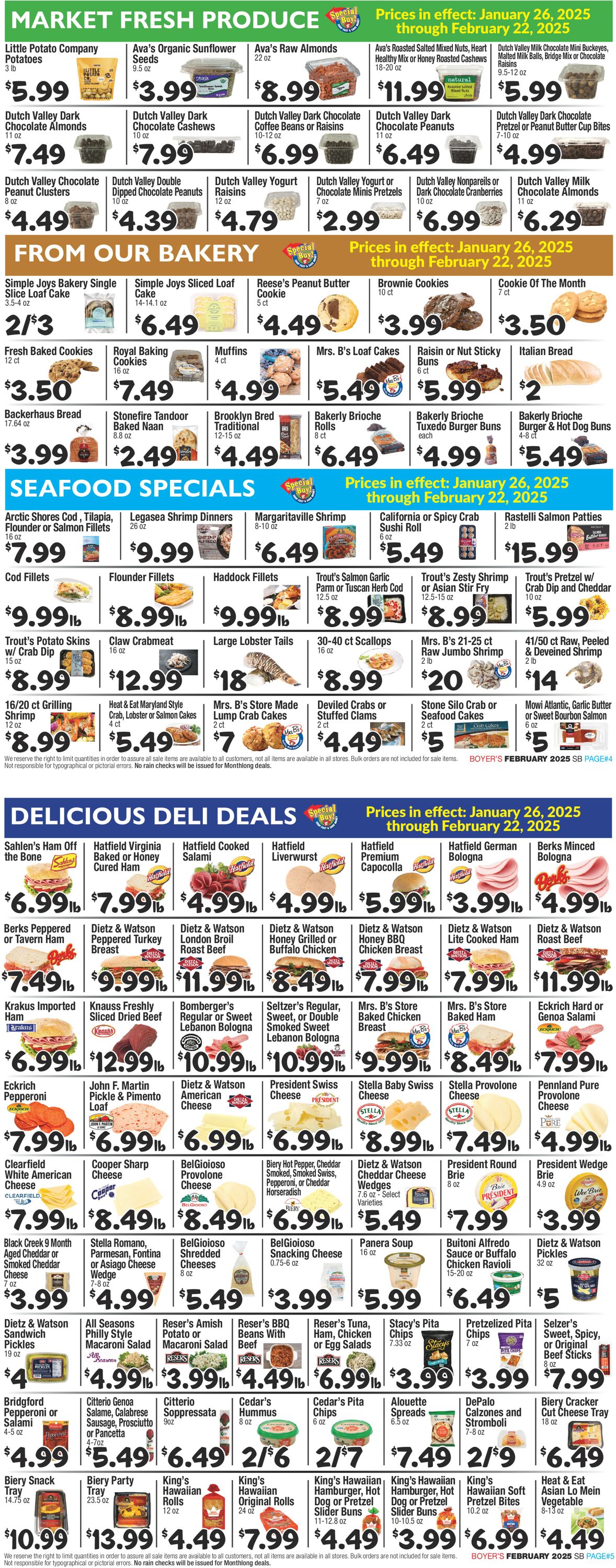 Catalogue Boyer's Food Markets from 01/26/2025