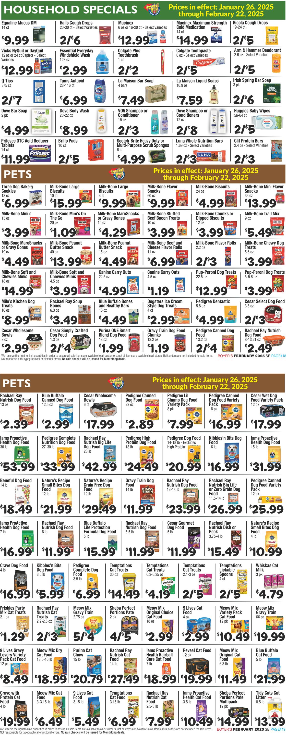 Catalogue Boyer's Food Markets from 01/26/2025