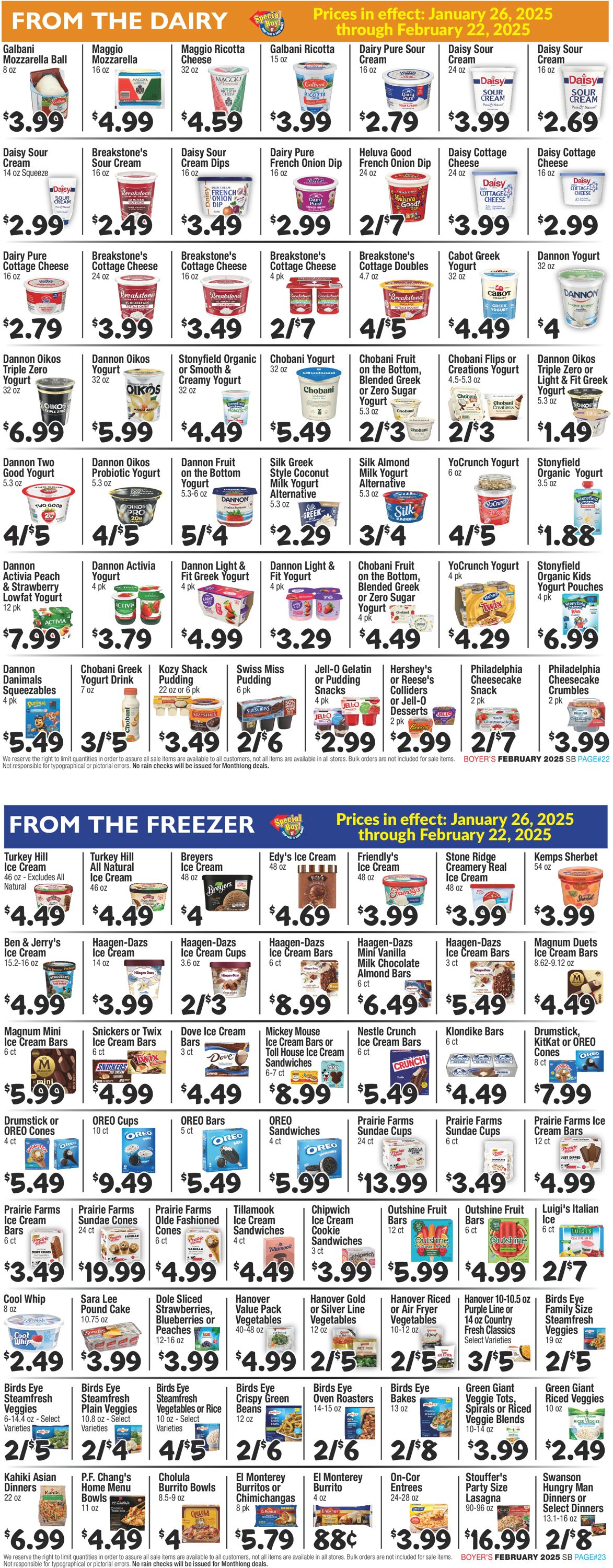 Catalogue Boyer's Food Markets from 01/26/2025