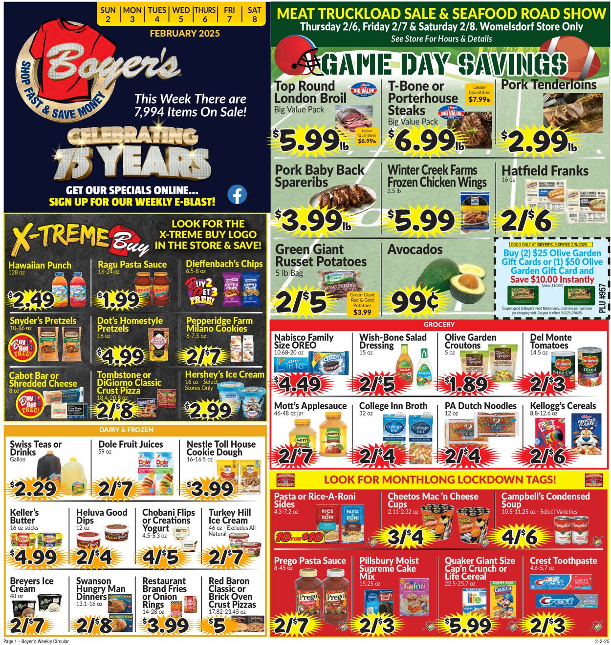 Catalogue Boyer's Food Markets from 02/02/2025