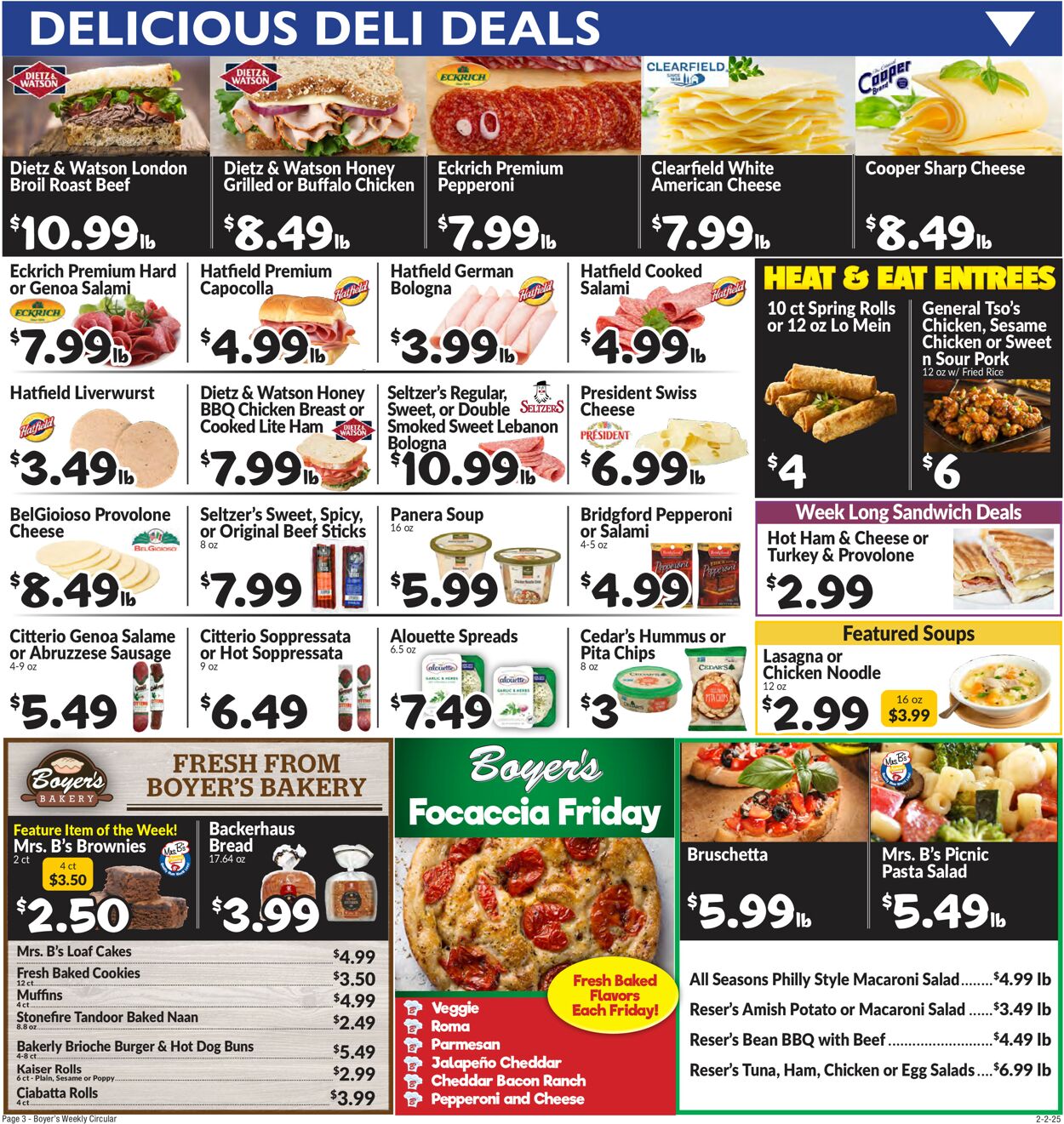 Catalogue Boyer's Food Markets from 02/02/2025