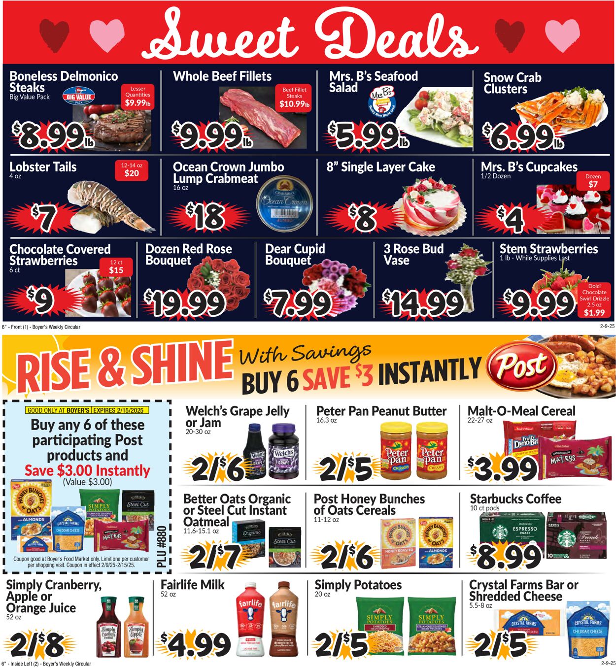 Catalogue Boyer's Food Markets from 02/09/2025