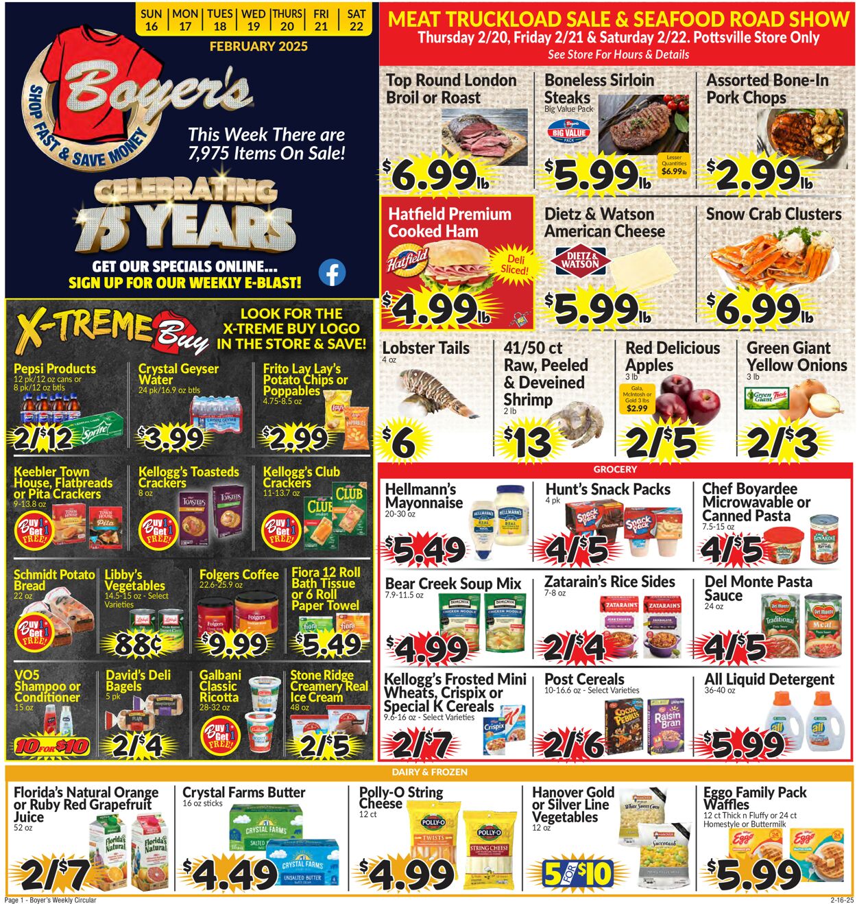 Catalogue Boyer's Food Markets from 02/16/2025