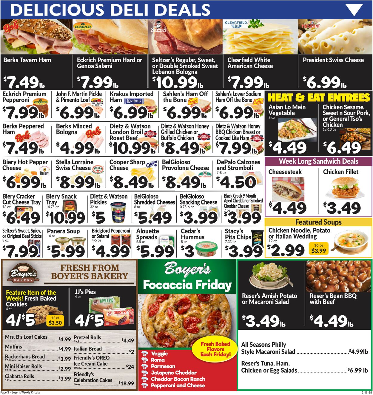 Catalogue Boyer's Food Markets from 02/16/2025