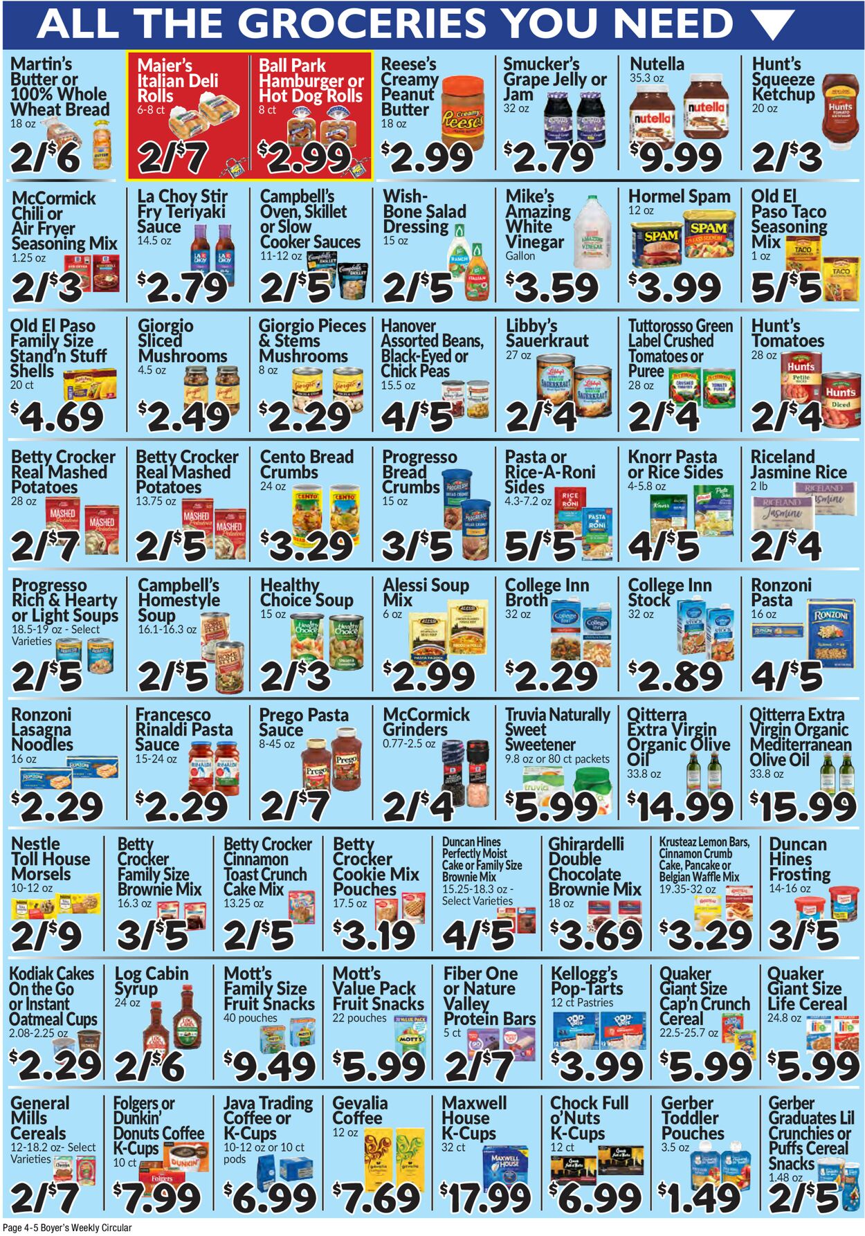 Catalogue Boyer's Food Markets from 02/16/2025