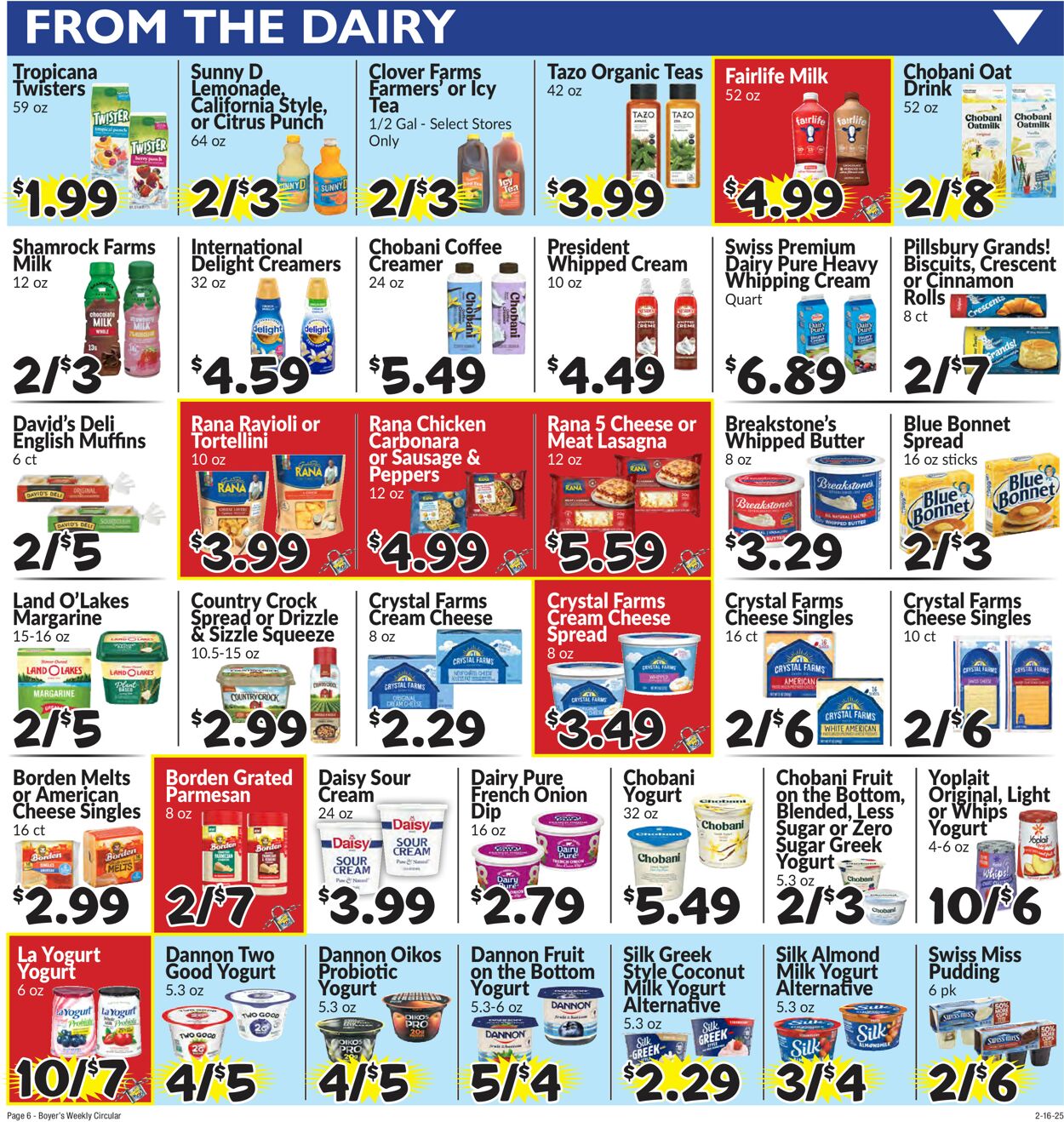 Catalogue Boyer's Food Markets from 02/16/2025