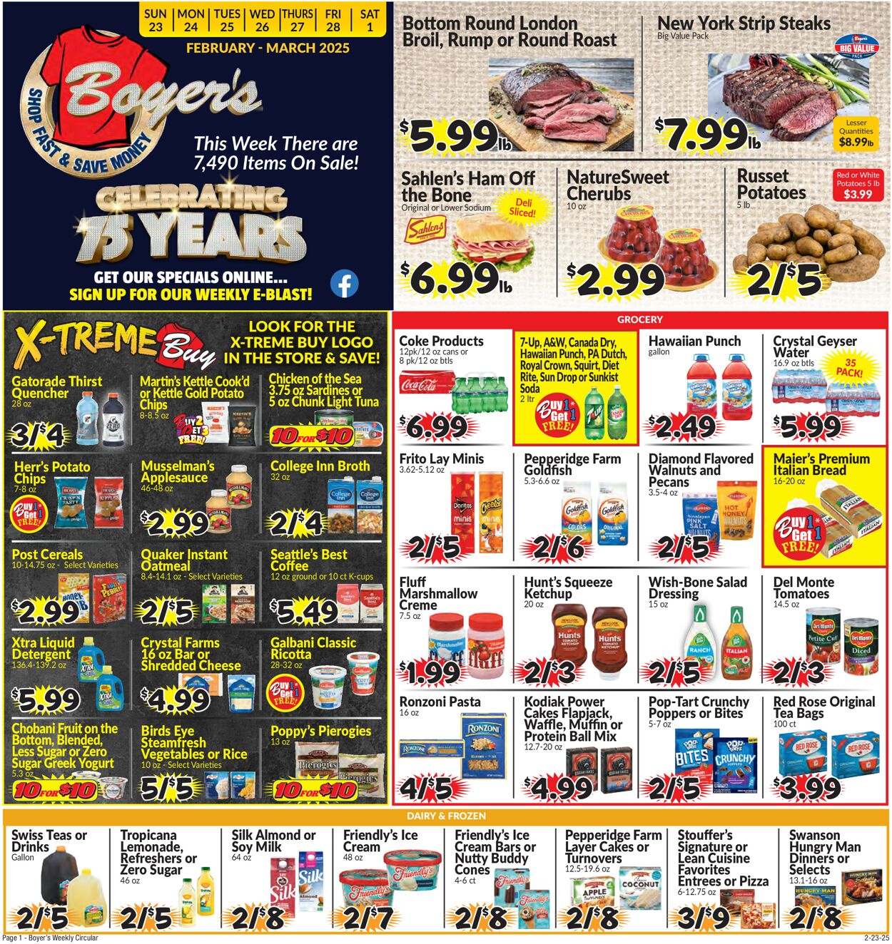 Catalogue Boyer's Food Markets from 02/23/2025